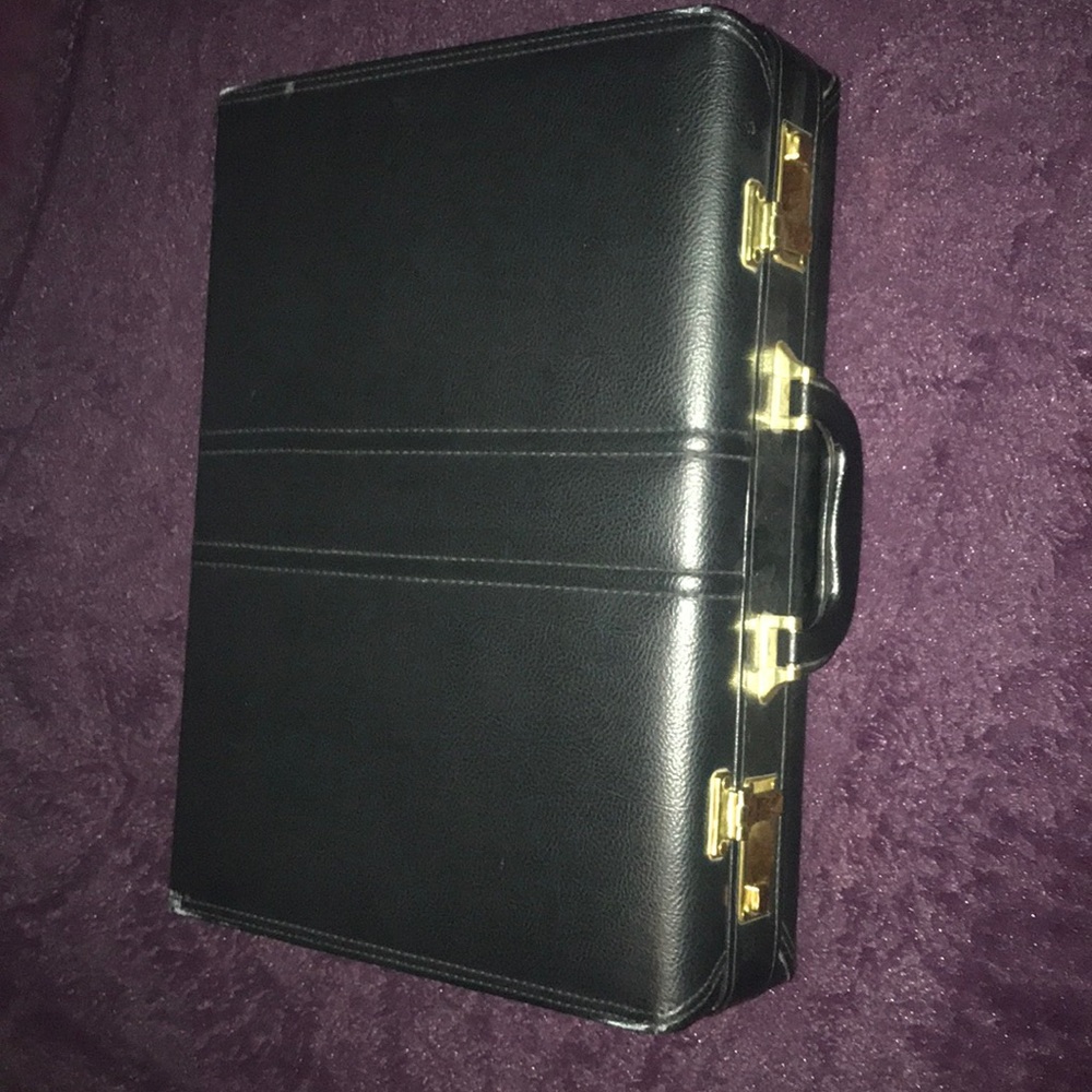 Leather briefcase